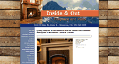 Desktop Screenshot of insideandoutfireplace.com